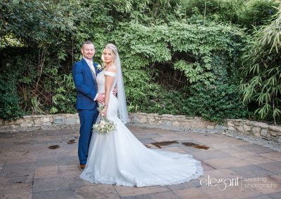 Bride and groom outdoor photo shoot by a Wedding Photographer South Yorkshire