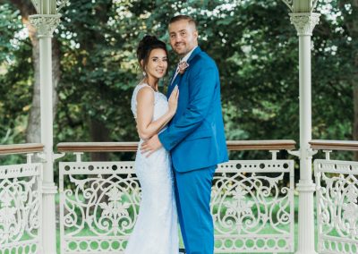 Gorgeous Bride and groom at Aston Hall Hotel by a Doncaster Wedding Photographer